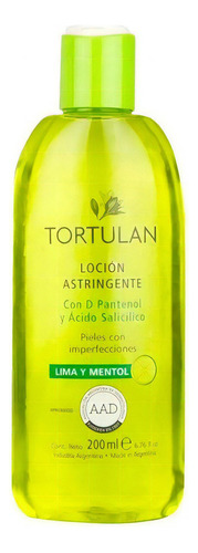 Loção adstringente Tortulan, limão, mentol, imperfeições, 200ml