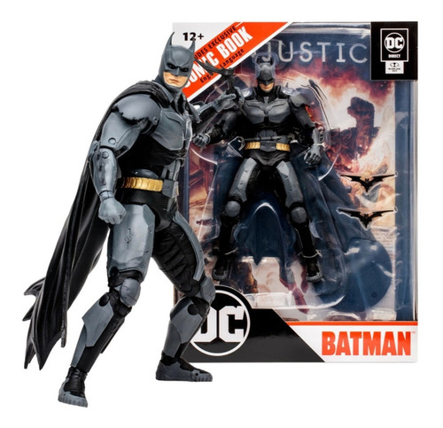 Dc Direct Page Punchers Figure W/ Comic Injustice 2 Batman