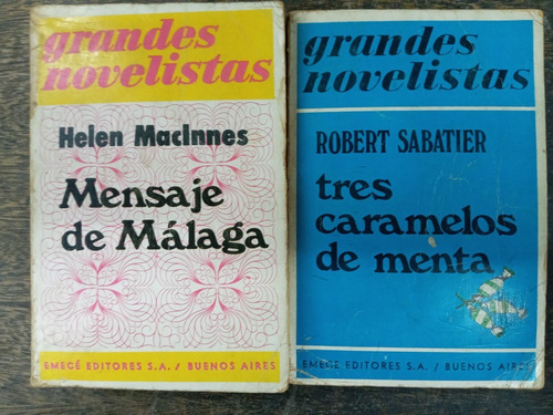 Imagen 4 de 5 de Grandes Novelistas * Lote 10 Libros * Emece * Varios Autores