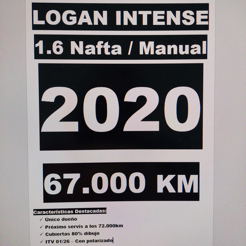 Renault Logan 1.6 16v Intense