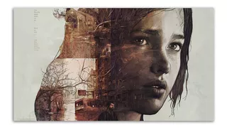 Poster The Last Of Us En Lona O Vinilo Impreso 100 X 56 Cm