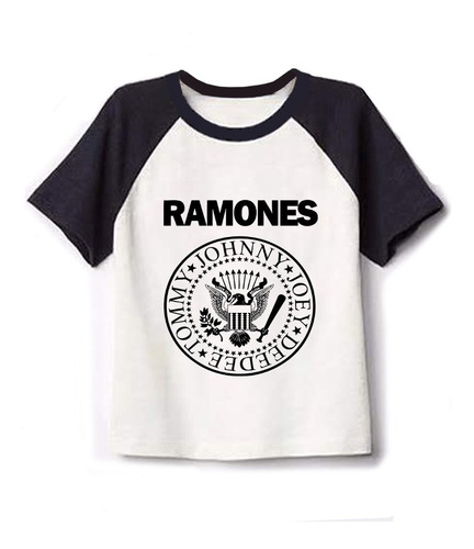 Remera Combinada Ramones !!