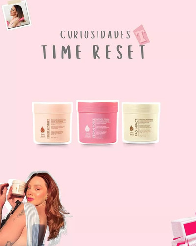 Kit Time Reset Cronograma Capilar Completo 250gr Nuance
