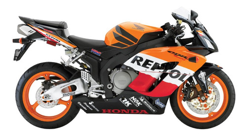 Stickers, Calcomanias: Honda Cbr 1000rr Repsol (2004 A 2007)