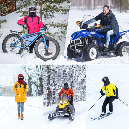 C Caloics Pasamontañas De Invierno Para Clima Frío, Resisten