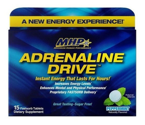 Adrenaline Driver (15 Pastilhas) Sabor Hortelã - Mhp