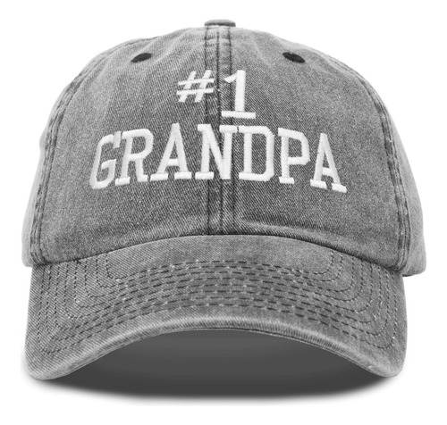 Gorra Vintage Algodón Lavado Gorra Número 1 De Dalix