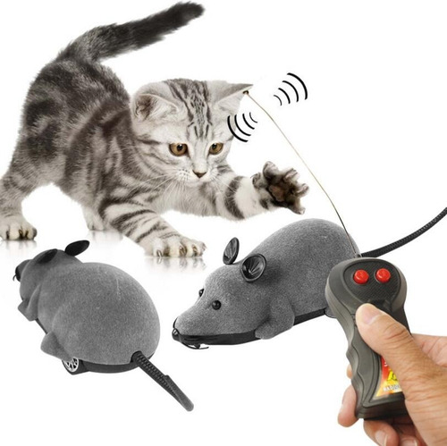 Rato Com Controle Remoto - Brinquedo Para Gato 