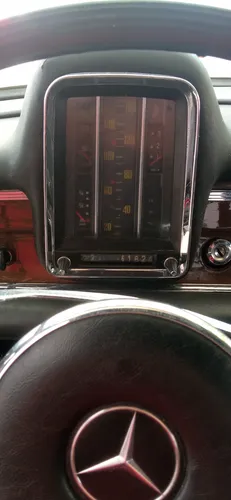 Mercedes Benz 220, Std. 4 Vel. Al Frente, Placas De Antiguo