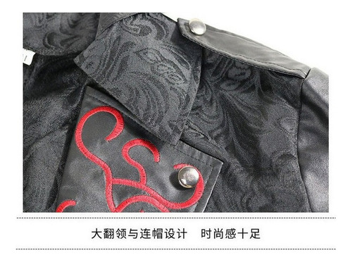 A Gabardina Con Capucha Gótica Retro De Halloween Para