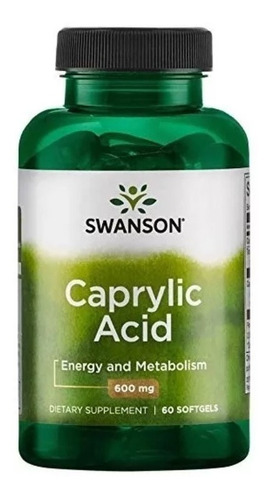 Swanson | Caprylic Acid 600 Mg | 60 Softgels - Lo Mejor!