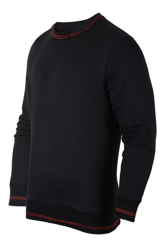 Imagen 2 de 3 de Buzo Hombre Farenheite Friza Premium Harlem