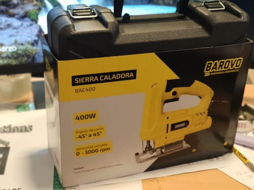 Imagen 4 de 10 de Sierra Caladora Barovo Electrica 400w