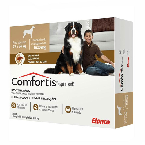 Antipulgas Comfortis Cães De 27 A 54kg