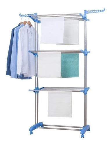 Tendedero Plegable De Ropa Portátil Retráctil Rack