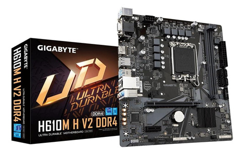 Gigabyte H610m H V2 Ddr4 Placa Base: Admite Intel Core 14th