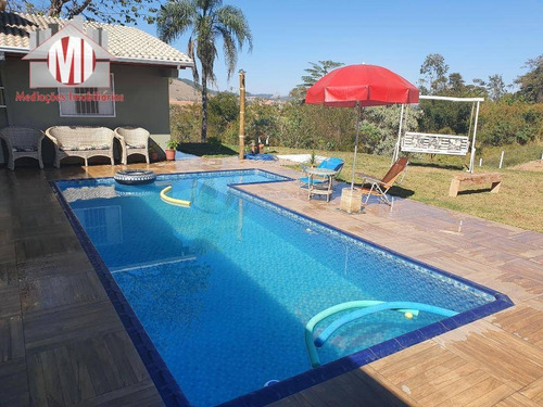 Imagem 13 de 23 de Linda Chácara Com Escritura, 03 Dormitórios, Piscina, Campo De Futebol, Pomar, À Venda, 1000 M² Por R$ 465.000 - Zona Rural - Pinhalzinho/sp - Ch0725