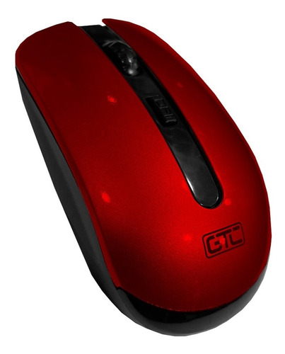 Mouse Inalámbrico Gtc Mig-121 1600dpi Rojo