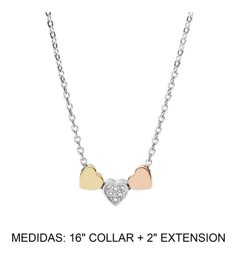 Imagen 5 de 9 de Collar Dama Fossil Vintage Motifs Jf02856998