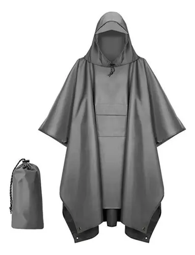 Portátil Capa Impermeable Para Lluvia Tipo Manga Con Capucha