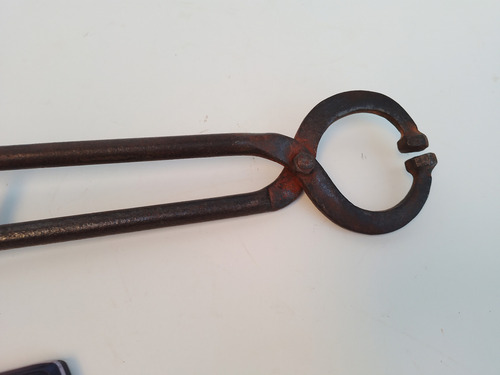 Antigua Pinza Mocheta Para Manejar Ganado Vacuno 50cm (Usado)