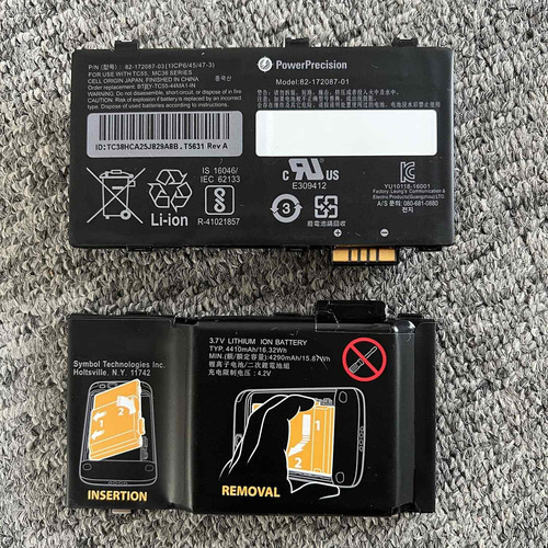 New 82-172087-01 Battery For Motorola Symbol Zebra Mc36 Es85