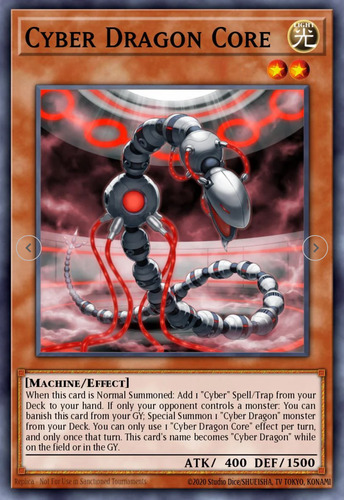 Yugioh! Cyber Dragon Core Cyber Dragon Core Inglés