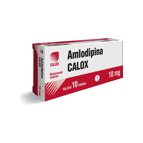 Amlodipina  Calox 10mg X 10 Tabletas