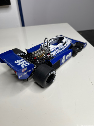 Tyrrell P34 Six Wheels Gp Bélgica F1 1977 1/18 Tsm S/caixa Azul (Usado)