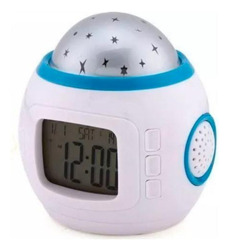 Reloj Despertador Led Niños Estrellas Coloridas Digital