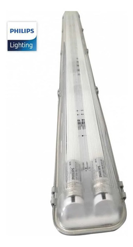 Gabinete Tcw063 Para 2 Tubos Led T8 Hermetico Philips