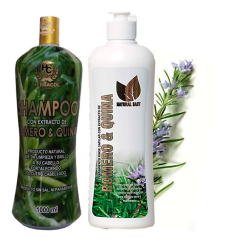 Shampoo + Rinse Anticaida Romero Y Quina - mL a $18