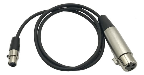 Mmnne Cable De Microfono Mini Xlr Hembra A Xlr Hembra De 3 P