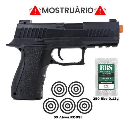 Pistola De Airsoft Rossi P320 V311 Spring 6mm Mostruário