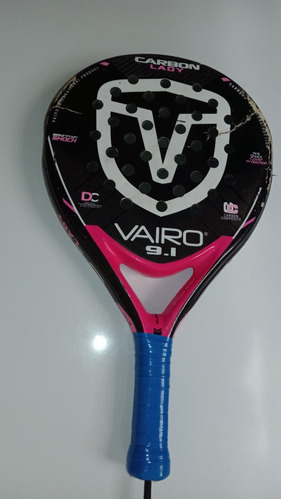 Paleta De Padel Vairo 9.1 Lady Con Roturas 