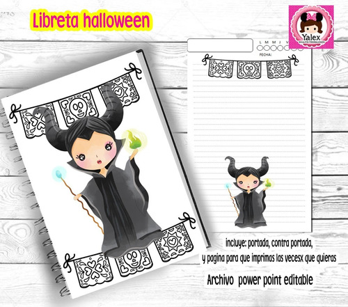 Libreta Kit Imprimible Halloween Modelo 4 | MercadoLibre