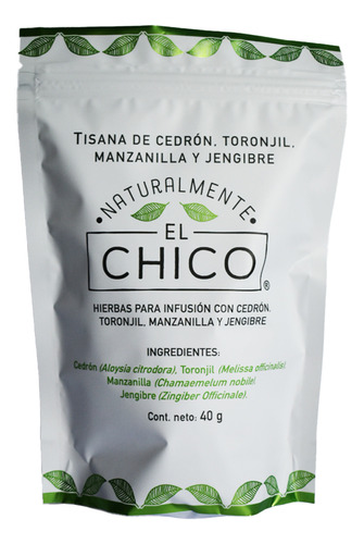 Tisana Con Cedrón, Toronjil, Manzanilla Y Jengibre 40 Gr