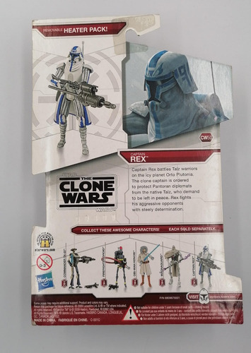 Hasbro Star Wars Clone Wars Captain Rex Con Armas Figura