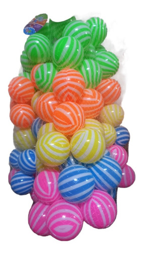 Pack 30 Pelotas Plásticas De Piscina Corrales Colores Niños