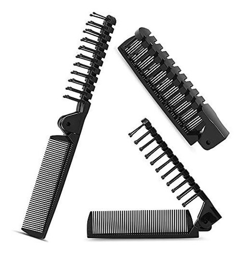 Peines - Portable Travel Folding Hair Brush, Compact Hair Co