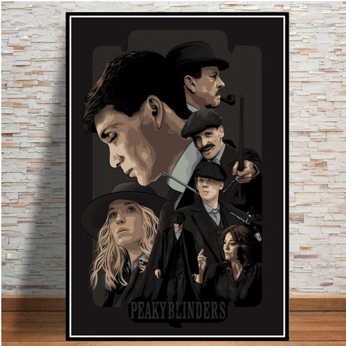 Imagen 3 de 10 de Cuadros-peaky Blinders 5,decorativo,95x60cm-16k Resolución
