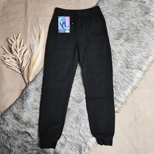 Kit 3 Calças Moletom Forradas Listras Laterais Juvenis Moda
