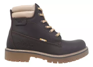 Botas Jeep Mujer Dama Trabajo Casquillo Cafés 10750 Original