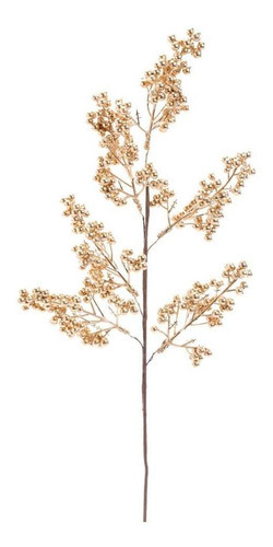 Pick Natalino C/frutas Ouro/glitter 1un 50x14x4cm 1101831 Cor Ouro