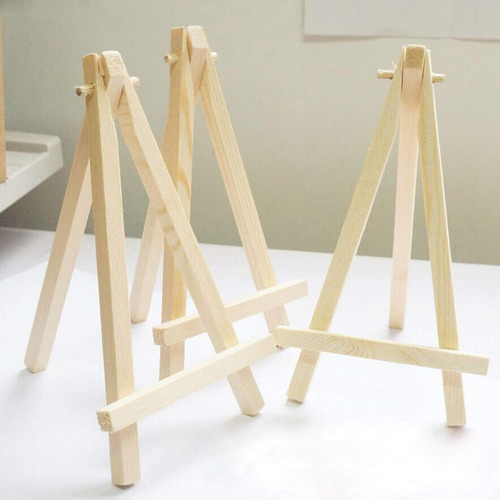 24 Mini Caballetes Atriles De Madera Para Pintura Fotos