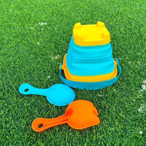 Set Playa Juguete Arena Infantil Balde Plegable + Accesorios