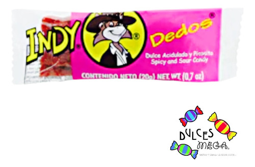 Indy Dedos Tamarindo Acidulados Y Picositos C/12