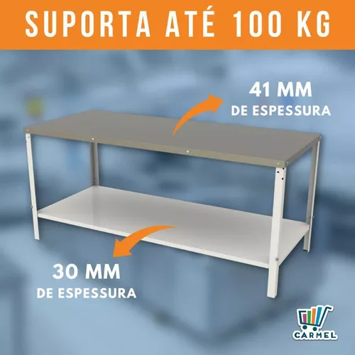 Terceira imagem para pesquisa de mesa inox reforcada para padaria