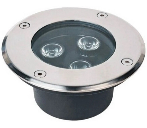 Bala De Piso Led 3w Luz Fría Para Exteriores Y Jardines