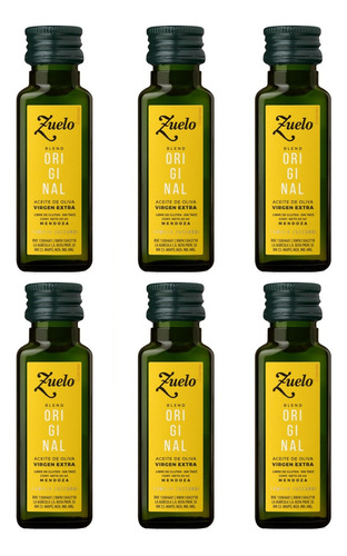 Aceite de oliva Zuelo botellasin TACC  pack x 6